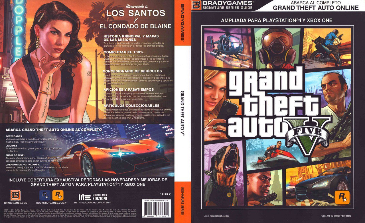 Portada ampliada de Grand Theft Auto V