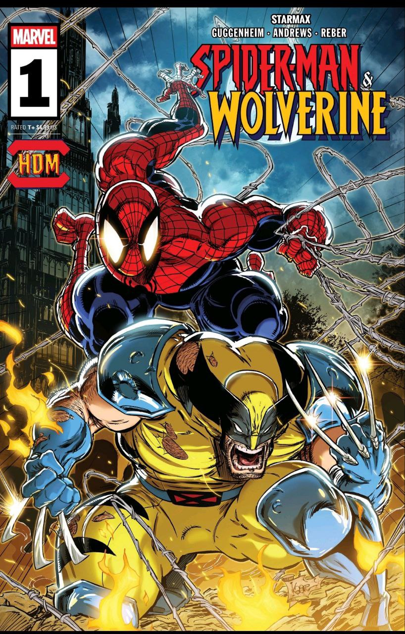 Portada ampliada de SPIDER-MAN & WOLVERINE