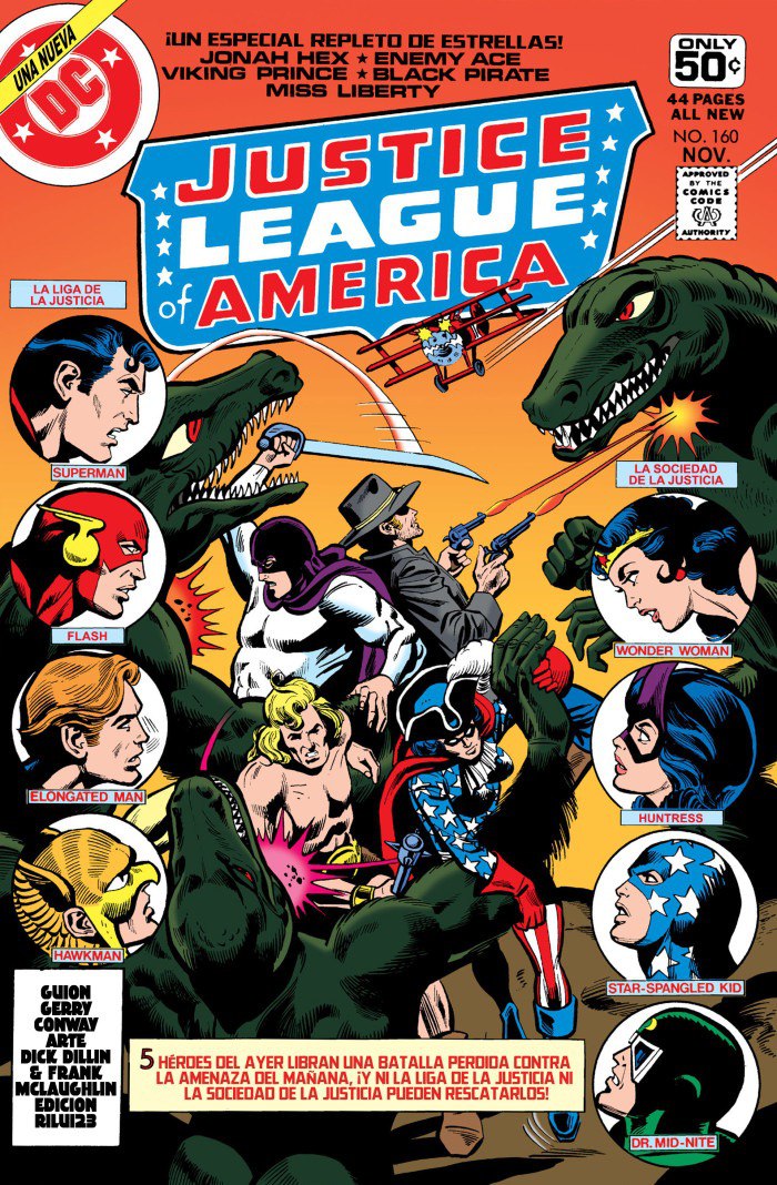 Portada ampliada de Justice League of America