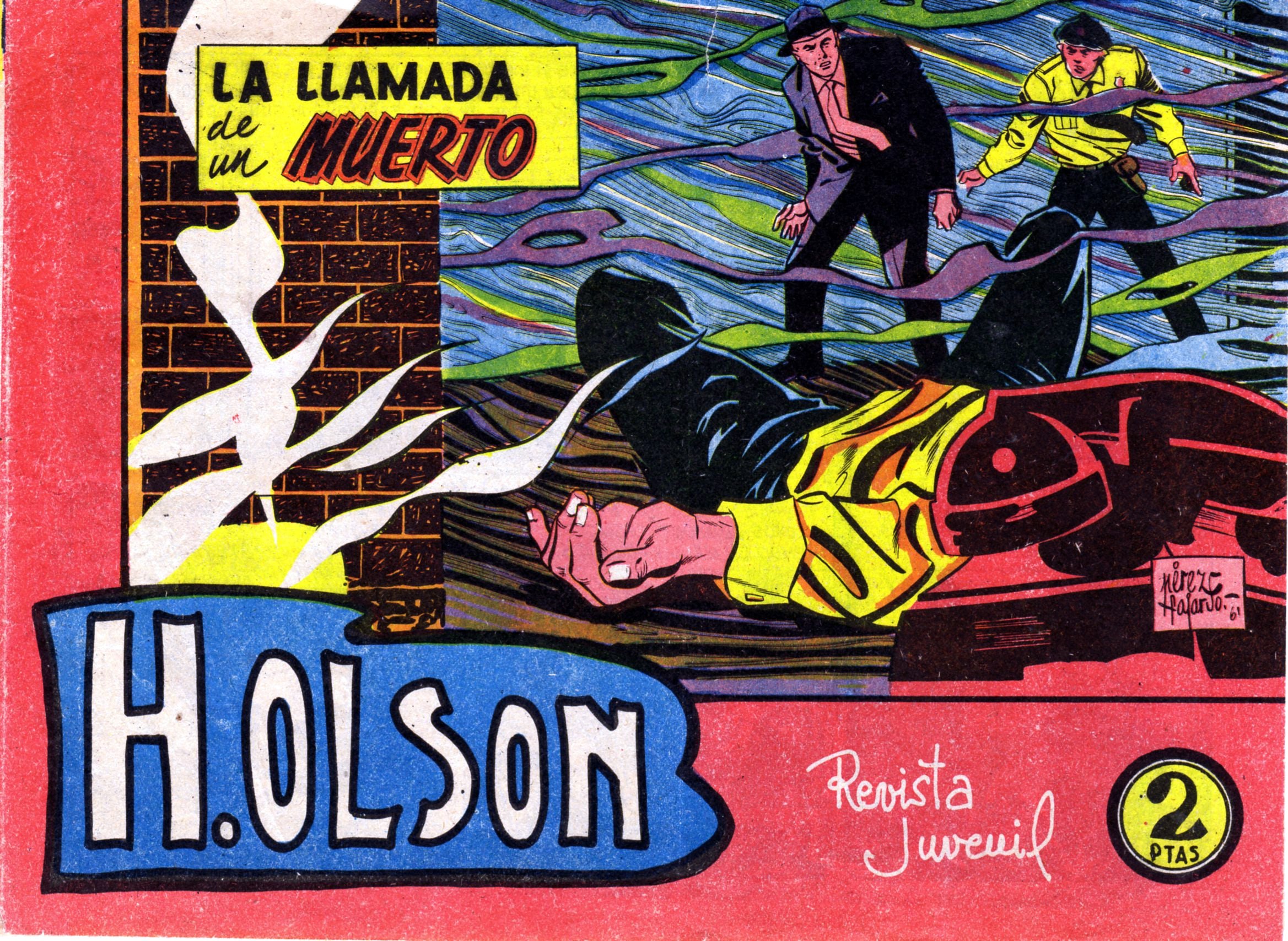 Portada ampliada de LA LLAMADA de un MUERTO