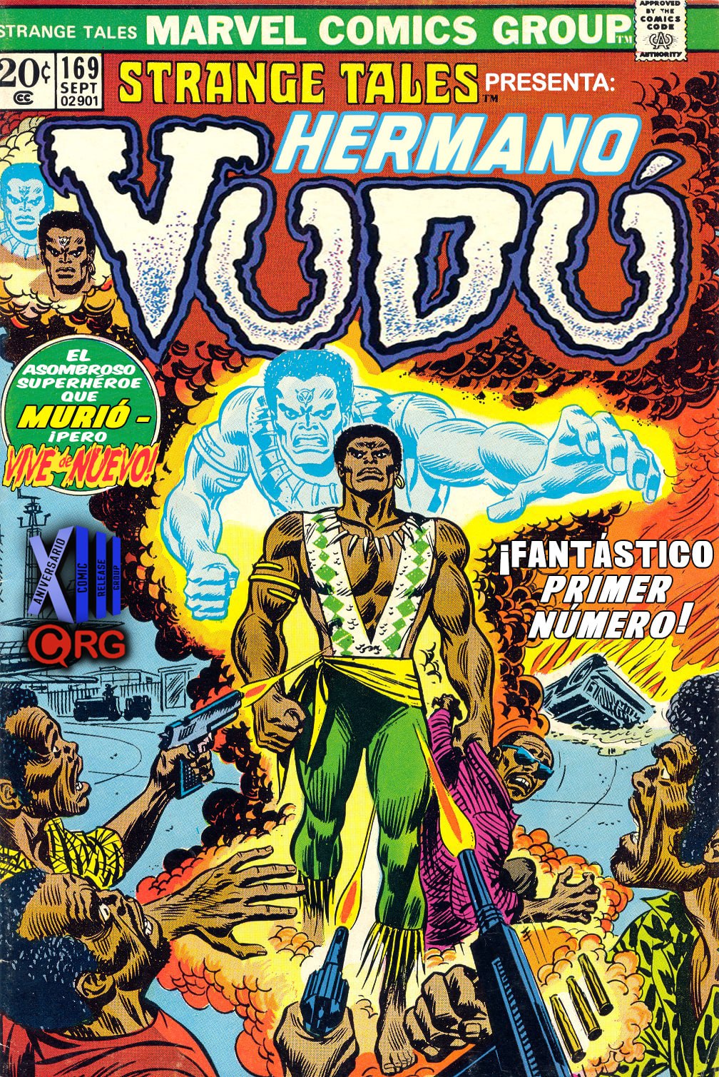 Portada ampliada de STRANGE TALES PRESENTA: HERMANO VUDU