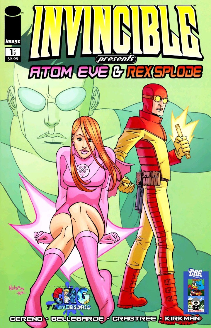 Portada ampliada de INVINCIBLE presents ATOM EVE & REX SPLODE