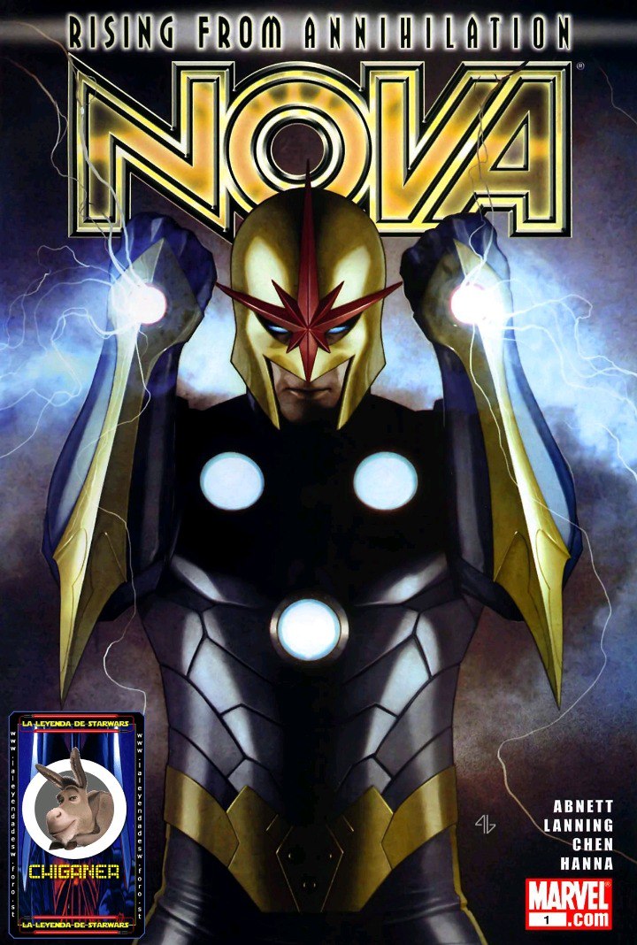 Portada ampliada de RISING FROM ANNIHILATION NOVA
