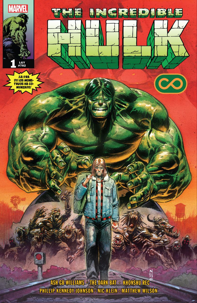 Portada ampliada de THE INCREDIBLE HULK