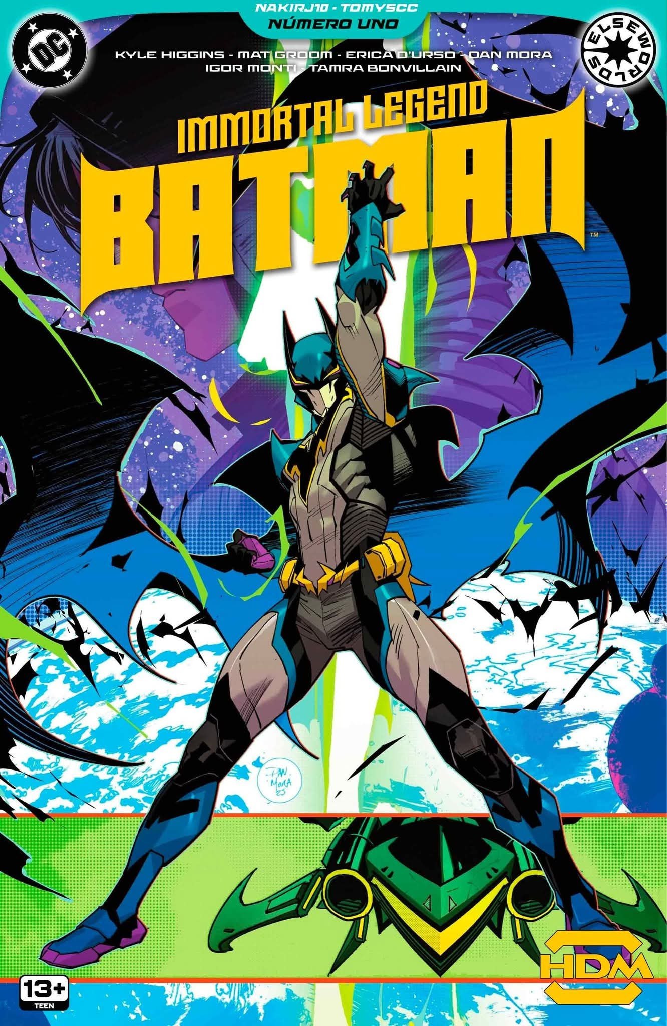 Portada ampliada de Immortal Legend: Batman