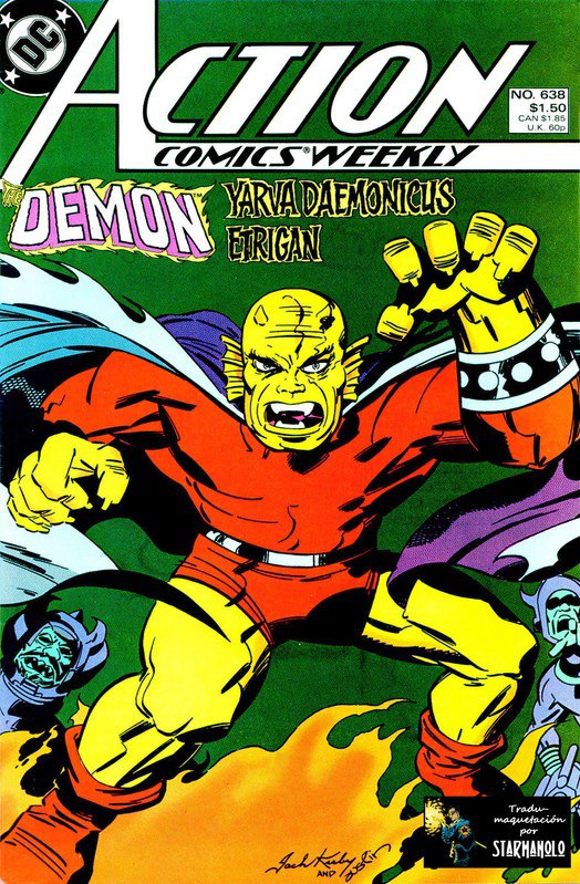 Portada ampliada de ACTION COMICS WEEKLY