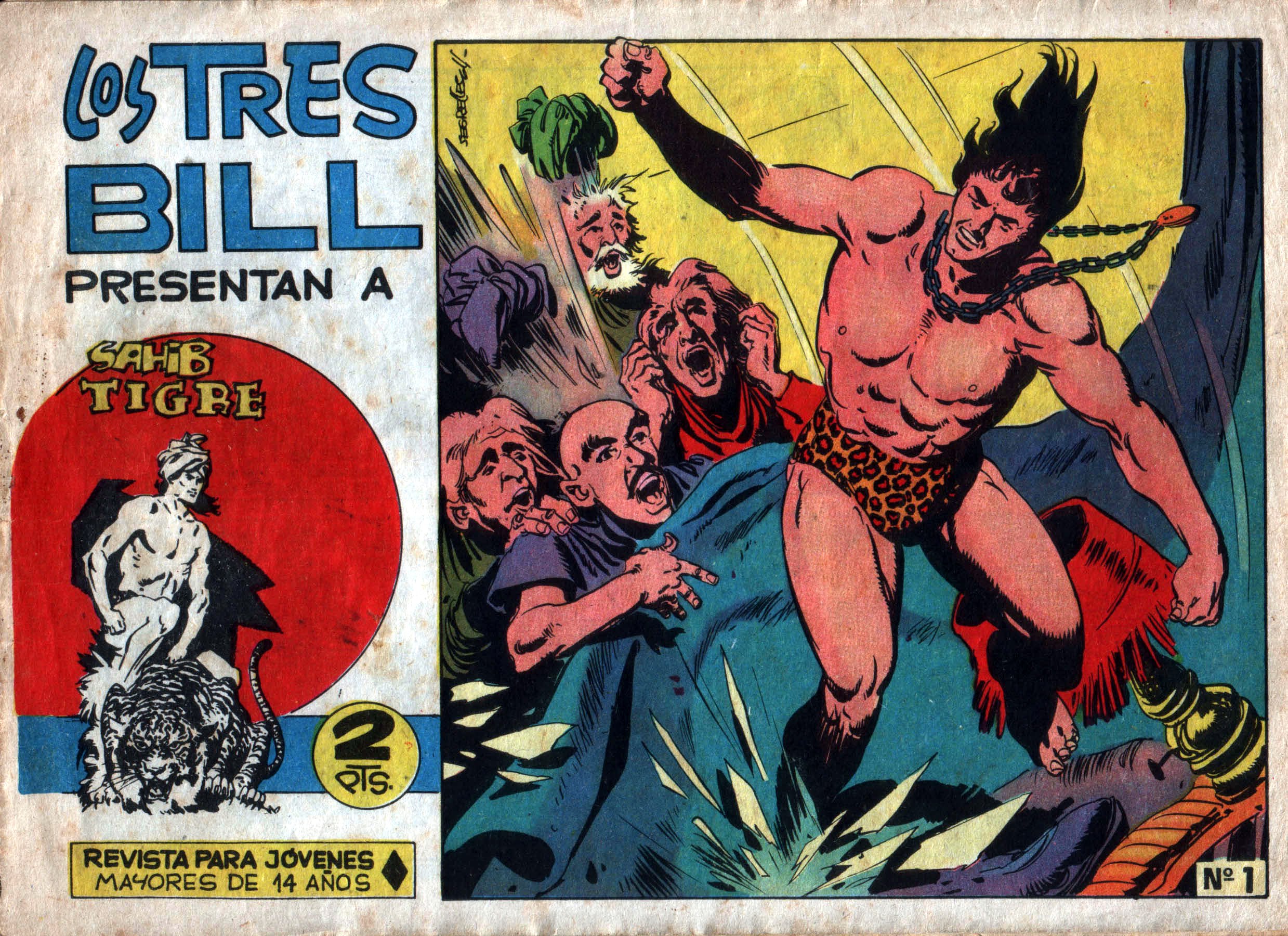 Portada ampliada de LOS TRES BILL PRESENTAN A